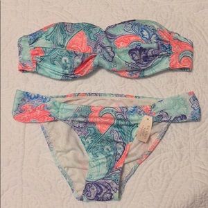 Push-Up Bandeau Top & Cheeky Bottoms